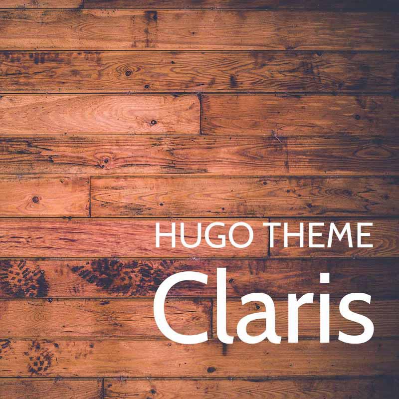 Hugo theme claris excerpt
